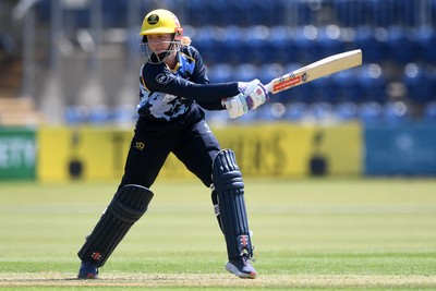 100525 - Glamorgan Women v Sussex Sharks Women, T20 Vitality Blast Women’s County Cup - Daisy Jeanes of Glamorgan Women batting