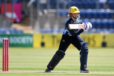 100525 - Glamorgan Women v Sussex Sharks Women, T20 Vitality Blast Women’s County Cup - Daisy Jeanes of Glamorgan Women batting