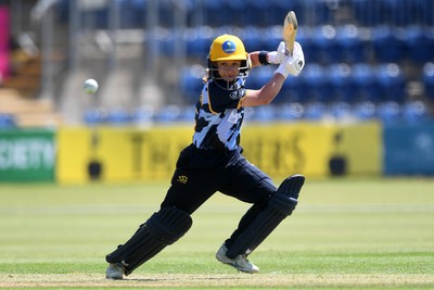 100525 - Glamorgan Women v Sussex Sharks Women, T20 Vitality Blast Women’s County Cup - Bethan Gammon of Glamorgan Women batting