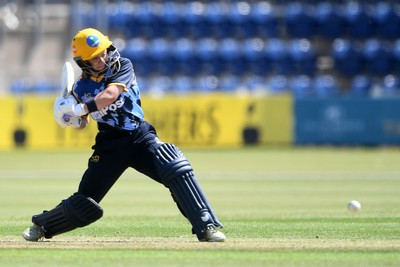 100525 - Glamorgan Women v Sussex Sharks Women, T20 Vitality Blast Women’s County Cup - Bethan Gammon of Glamorgan Women batting