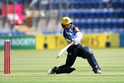 100525 - Glamorgan Women v Sussex Sharks Women, T20 Vitality Blast Women’s County Cup - Bethan Gammon of Glamorgan Women batting