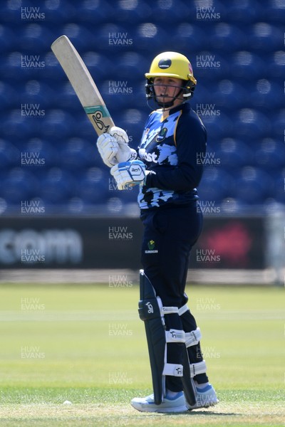 100525 - Glamorgan Women v Sussex Sharks Women, T20 Vitality Blast Women’s County Cup - Lauren Parfitt of Glamorgan Women batting