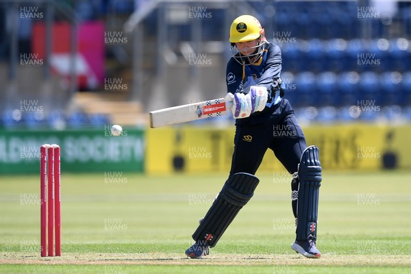 100525 - Glamorgan Women v Sussex Sharks Women, T20 Vitality Blast Women’s County Cup - Daisy Jeanes of Glamorgan Women batting