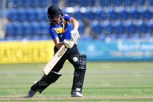 100525 - Glamorgan Women v Sussex Sharks Women, T20 Vitality Blast Women’s County Cup - Lottie Curling of Sussex Women batting