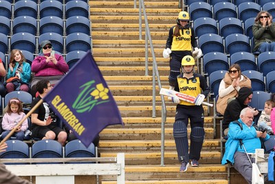 190425 - Glamorgan Women v Sussex Sharks, Metro Bank One Day Cup - Bea Ellis of Glamorgan Women and Daisy Jeanes of Glamorgan Women open the batting for Glamorgan Women’s first match