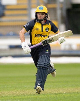 190425 - Glamorgan Women v Sussex Sharks, Metro Bank One Day Cup - Bethan Gammon of Glamorgan Women plays a shot