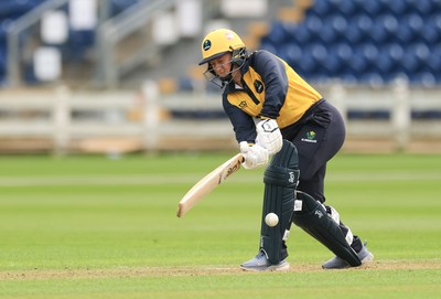 190425 - Glamorgan Women v Sussex Sharks, Metro Bank One Day Cup - Georgia Parfitt of Glamorgan Women plays a shot