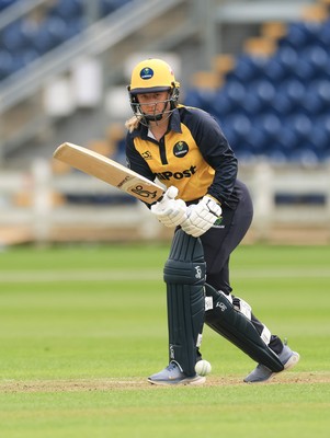 190425 - Glamorgan Women v Sussex Sharks, Metro Bank One Day Cup - Georgia Parfitt of Glamorgan Women plays a shot