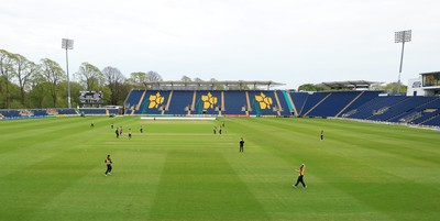 190425 - Glamorgan Women v Sussex Sharks, Metro Bank One Day Cup - A general view of the ground during the match
