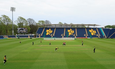 190425 - Glamorgan Women v Sussex Sharks, Metro Bank One Day Cup - A general view of the ground during the match