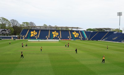 190425 - Glamorgan Women v Sussex Sharks, Metro Bank One Day Cup - A general view of the ground during the match