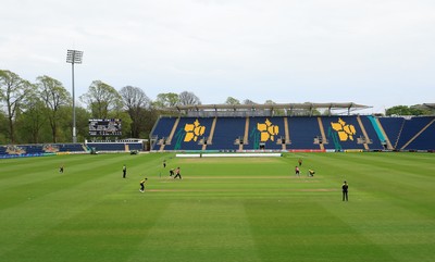 190425 - Glamorgan Women v Sussex Sharks, Metro Bank One Day Cup - A general view of the ground during the match