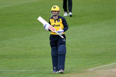 190425 - Glamorgan Women v Sussex Women - Metro Bank One Day Cup - Daisy Jeanes of Glamorgan Women batting