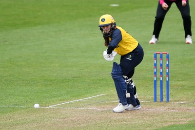 190425 - Glamorgan Women v Sussex Women - Metro Bank One Day Cup - Bea Ellis of Glamorgan Women batting