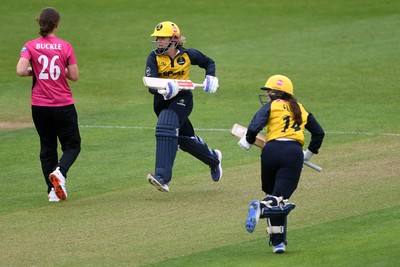 190425 - Glamorgan Women v Sussex Women - Metro Bank One Day Cup - Daisy Jeanes of Glamorgan Women