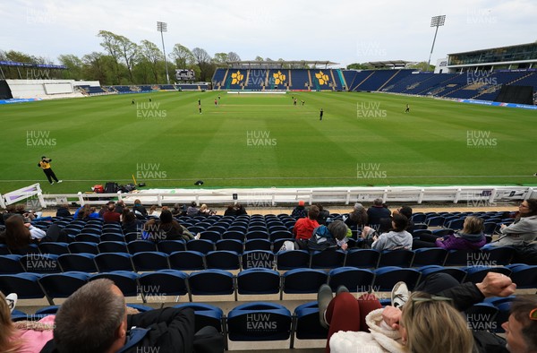 190425 - Glamorgan Women v Sussex Sharks, Metro Bank One Day Cup - A general view of the ground during the match