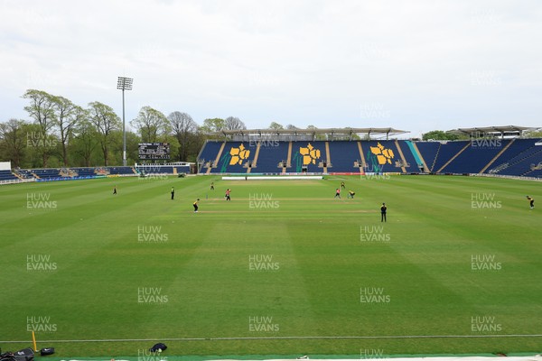 190425 - Glamorgan Women v Sussex Sharks, Metro Bank One Day Cup - A general view of the ground during the match