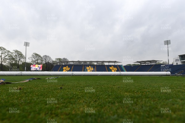 190425 - Glamorgan Women v Sussex Women - Metro Bank One Day Cup - The start of play is delayed at Sophia Gardens due to poor weather from the night before