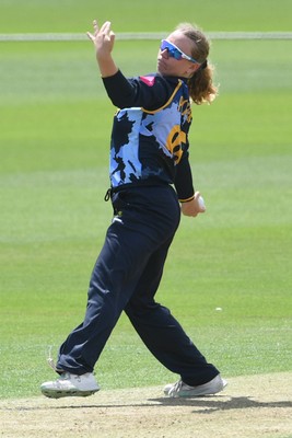 050726 - Glamorgan Women v Worcestershire Rapids Women - Vitality Blast Women League 2 - Gemma Porter of Glamorgan Women