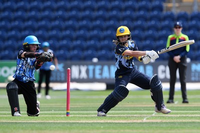 050726 - Glamorgan Women v Worcestershire Rapids Women - Vitality Blast Women League 2 - Bethan Gammon of Glamorgan Women batting