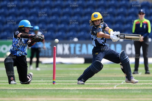 050726 - Glamorgan Women v Worcestershire Rapids Women - Vitality Blast Women League 2 - Bethan Gammon of Glamorgan Women batting