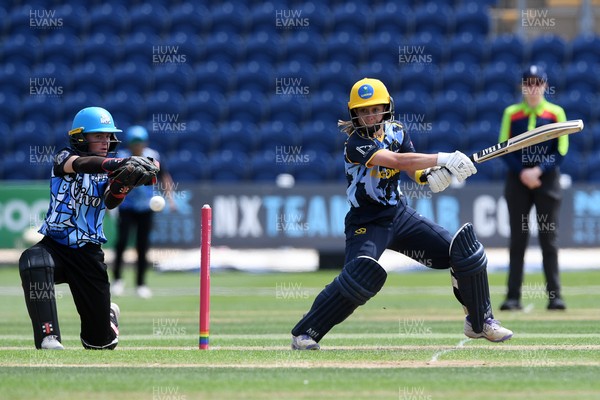 050726 - Glamorgan Women v Worcestershire Rapids Women - Vitality Blast Women League 2 - Bethan Gammon of Glamorgan Women batting