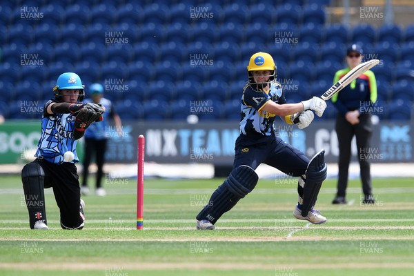 050726 - Glamorgan Women v Worcestershire Rapids Women - Vitality Blast Women League 2 - Bethan Gammon of Glamorgan Women batting