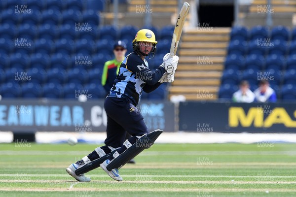 050726 - Glamorgan Women v Worcestershire Rapids Women - Vitality Blast Women League 2 - Lauren Parfitt of Glamorgan Women batting