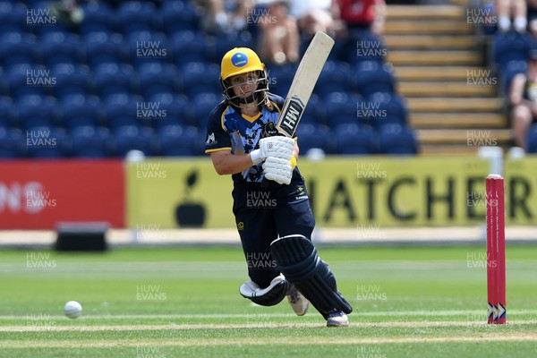 050726 - Glamorgan Women v Worcestershire Rapids Women - Vitality Blast Women League 2 - Bethan Gammon of Glamorgan Women batting