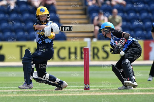 050726 - Glamorgan Women v Worcestershire Rapids Women - Vitality Blast Women League 2 - Bethan Gammon of Glamorgan Women batting