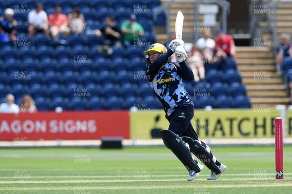 050726 - Glamorgan Women v Worcestershire Rapids Women - Vitality Blast Women League 2 - Lauren Parfitt of Glamorgan Women batting