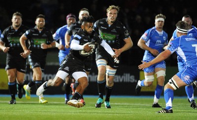 290918 - Glasgow Warriors v Dragons - Guinness PRO14 -  Niko Matawalu of Glasgow Warriors