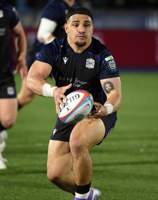 111025 - Glasgow Warriors v Dragons RFC - United Rugby Championship - Sione Tuipulotu of Glasgow Warriors