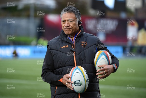 111025 - Glasgow Warriors v Dragons RFC - United Rugby Championship - Dragons head coach Filo Tiatia