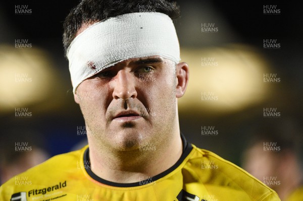 Chris Coleman of Dragons leaves the field dejected at full time following a 49-0 defeat to the home team