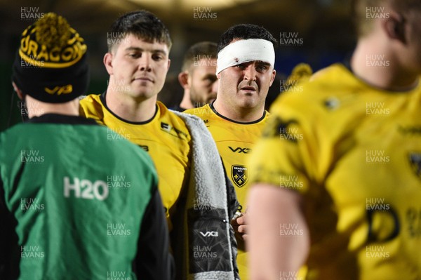 Chris Coleman of Dragons leaves the field dejected at full time following a 49-0 defeat to the home team