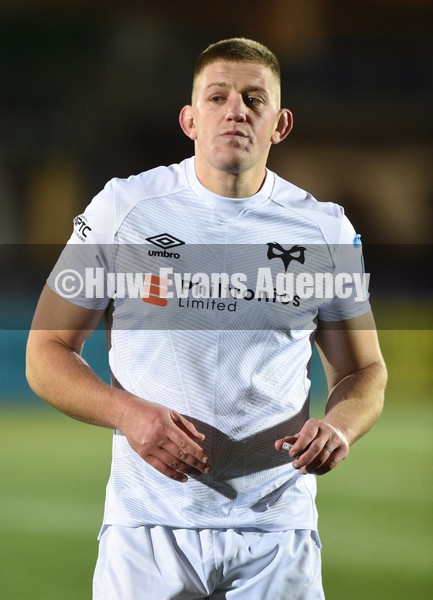 080122 - Glasgow Warriors v Ospreys - United Rugby Championship - Lloyd Ashley of Ospreys