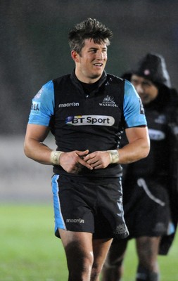 090115 - Glasgow Warriors v Scarlets - Guinness PRO12 -DTH Van der Merwe of Glasgow is all smiles at the final whistle following victory over Scarlets(c) Huw Evans Picture Agency