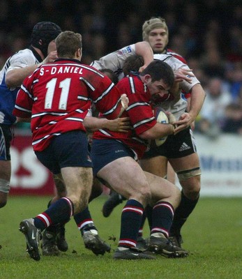 080203 - Gloucester v Bath - Zurich Premiership - Gloucester Hooker Olivier Azam drives forward