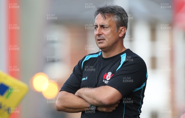 180812 - Gloucester Rugby v Cardiff Blues, Pre-season Friendly - Director of Rugby at Gloucester Nigel Davies