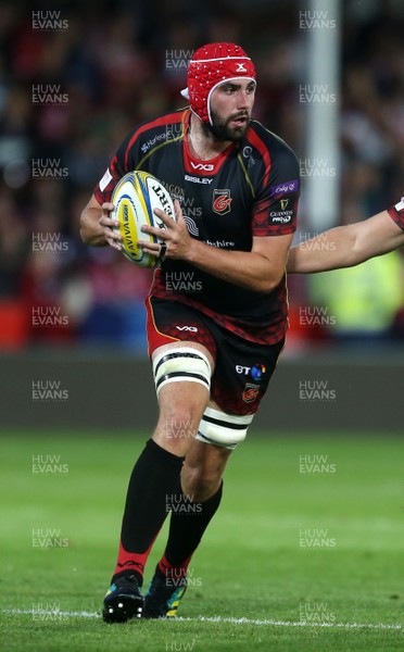 230818 - Gloucester Rugby v Dragons - Pre Season Friendly - Cory Hill of Dragons