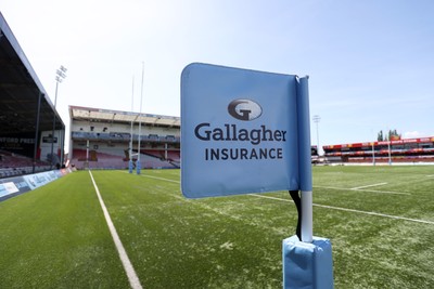 270425 - Gloucester Rugby v Exeter Chiefs - Premiership - General View of Kingsholm Stadium