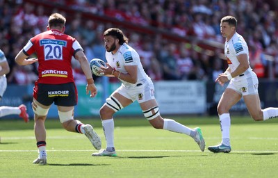 270425 - Gloucester Rugby v Exeter Chiefs - Premiership - Ethan Roots of Exeter Chiefs 