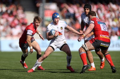 270425 - Gloucester Rugby v Exeter Chiefs - Premiership - Josh Hodge of Exeter Chiefs 
