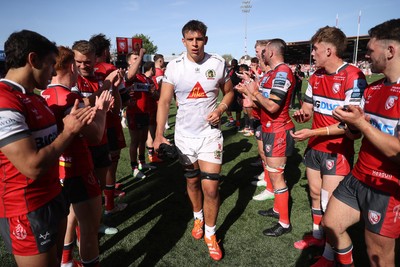 270425 - Gloucester Rugby v Exeter Chiefs - Premiership - Dejected Dafydd Jenkins of Exeter Chiefs at full time