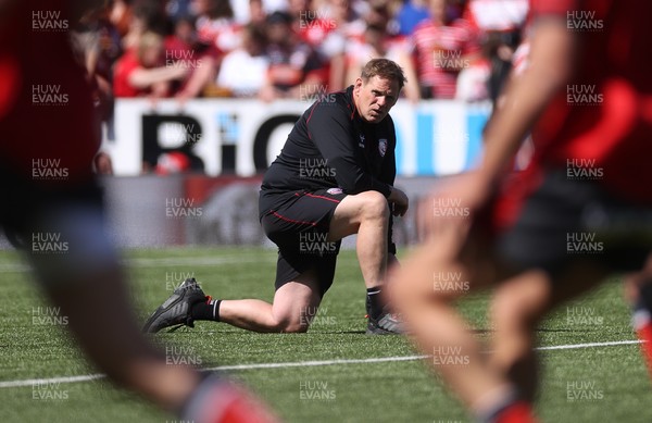 270425 - Gloucester Rugby v Exeter Chiefs - Premiership - Gloucester Coach Thomas Rhys Thomas