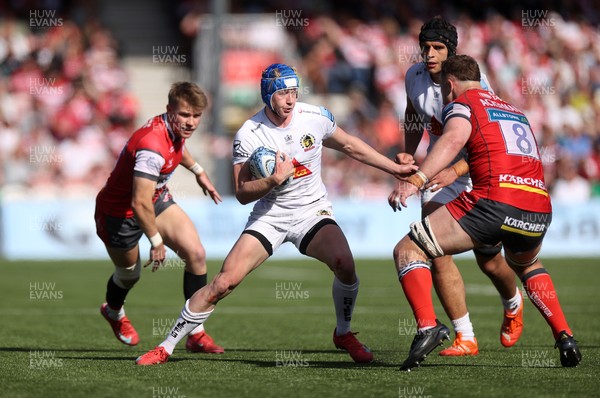 270425 - Gloucester Rugby v Exeter Chiefs - Premiership - Josh Hodge of Exeter Chiefs 