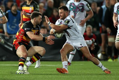 120424 - Gloucester v Ospreys - European Challenge Cup Quarter Final - Luke Morgan of Ospreys 