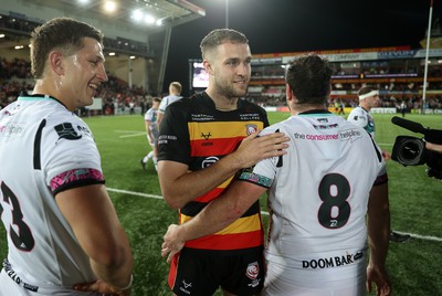 120424 - Gloucester v Ospreys - European Challenge Cup Quarter Final - Max Llewellyn of Gloucester at full time