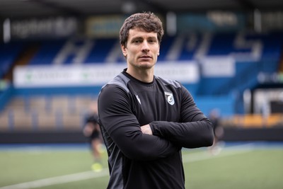 080424 - Picture shows new Cardiff Rugby signing Gonzalo Bertranou in training today